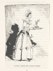 「30分でクラッチ夫人が入った」、1915 作： Arthur Rackham